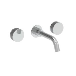 Coalbrook Decca 3 hole wall mounted basin mixer 165mm spout with boss