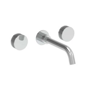 Coalbrook Decca 3 hole wall mounted basin mixer 190mm spout with boss