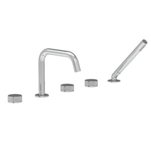 Coalbrook Decca deck mounted 5 hole bath filler & pull out spray