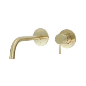 JTP VOS Knurled Single Lever Wall Mounted Basin Mixer Tap