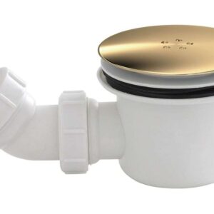 90mm Brushed Brass Tray Waste