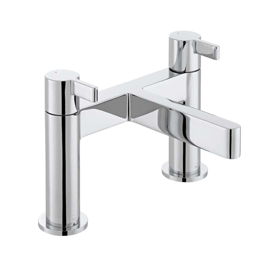Vado Edit Deck Mounted Bath Filler - Chrome