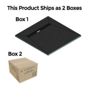 Abacus Elements Level Access Kit Linear 600 Drain - End