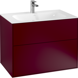 Villeroy & Boch Finion Vanity unit, 2 Drawers, 796 x 591 x 498 mm, Peony Matt Lacquer