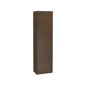 Villeroy & Boch Finion Tall cabinet 1 door, 418 x 1516 x 270 mm, Walnut Veneer