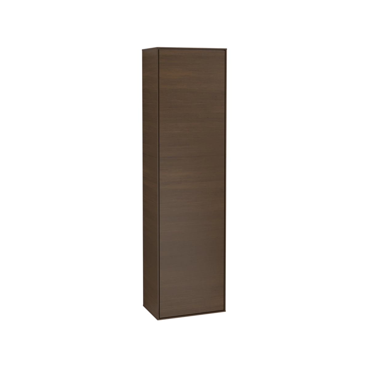 Villeroy & Boch Finion Tall cabinet 1 door, 418 x 1516 x 270 mm, Walnut Veneer