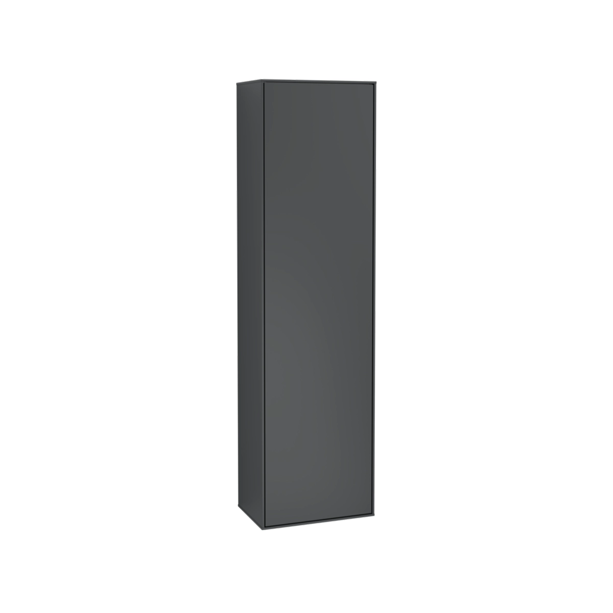 Villeroy & Boch Finion Tall cabinet 1 door, 418 x 1516 x 270 mm, Midnight Blue Lacquer