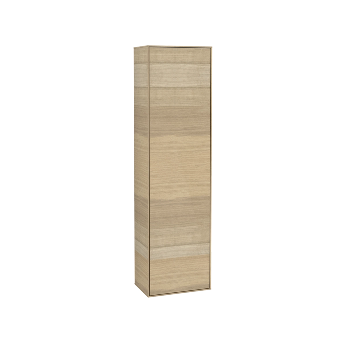 Villeroy & Boch Finion Tall cabinet 1 door, 418 x 1516 x 270 mm, Oak Veneer