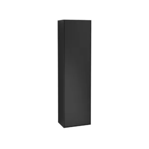 Villeroy & Boch Finion Tall cabinet 1 door, 418 x 1516 x 270 mm, Black Matt Lacquer