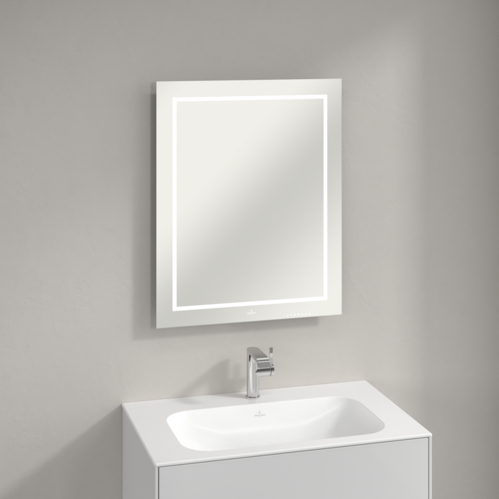 Villeroy & Boch Finion Mirror LED lighting, Rectangle 600 x 750 x 45 mm - Image 2