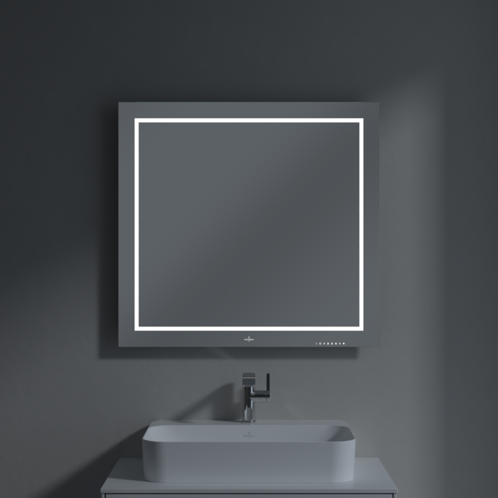 Villeroy & Boch Finion Mirror LED lighting, Rectangle 800 x 750 x 45 mm - Image 3