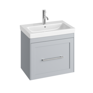 Abacus Concept Shaker 45cm Basin Furniture Pack, Stone Grey