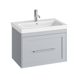 Abacus Concept Shaker 55cm Basin Furniture Pack, Stone Grey