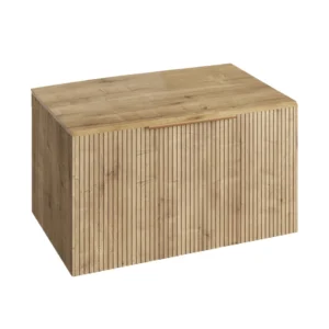 Abacus S3 Linear Concepts 80cm Vanity Unit With Worktop, Halifax Oak