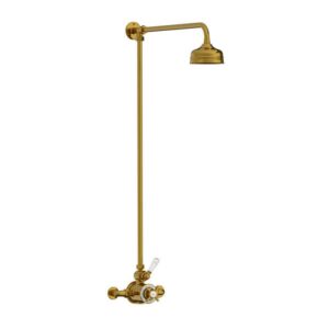 Lefroy Brooks Classic Thermostatic Valve With Riser - Polished Brass