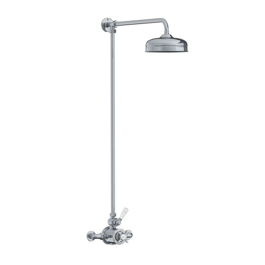 Lefroy Brooks Classic Thermostatic Valve With Riser - Chrome