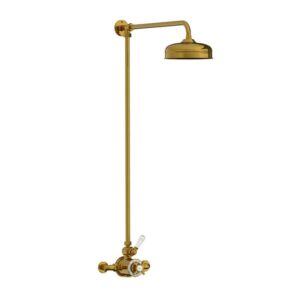 Lefroy Brooks Classic Thermostatic Valve With Riser - Polished Brass