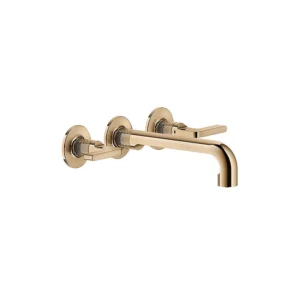 Gessi Inciso - Wall Mounted Three Hole Basin Mixer