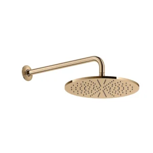 Gessi Inciso Shower Head 300mm and Wall Mounted Arm