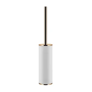 Gessi Inciso White Floor Mounted Toilet Brush Holder