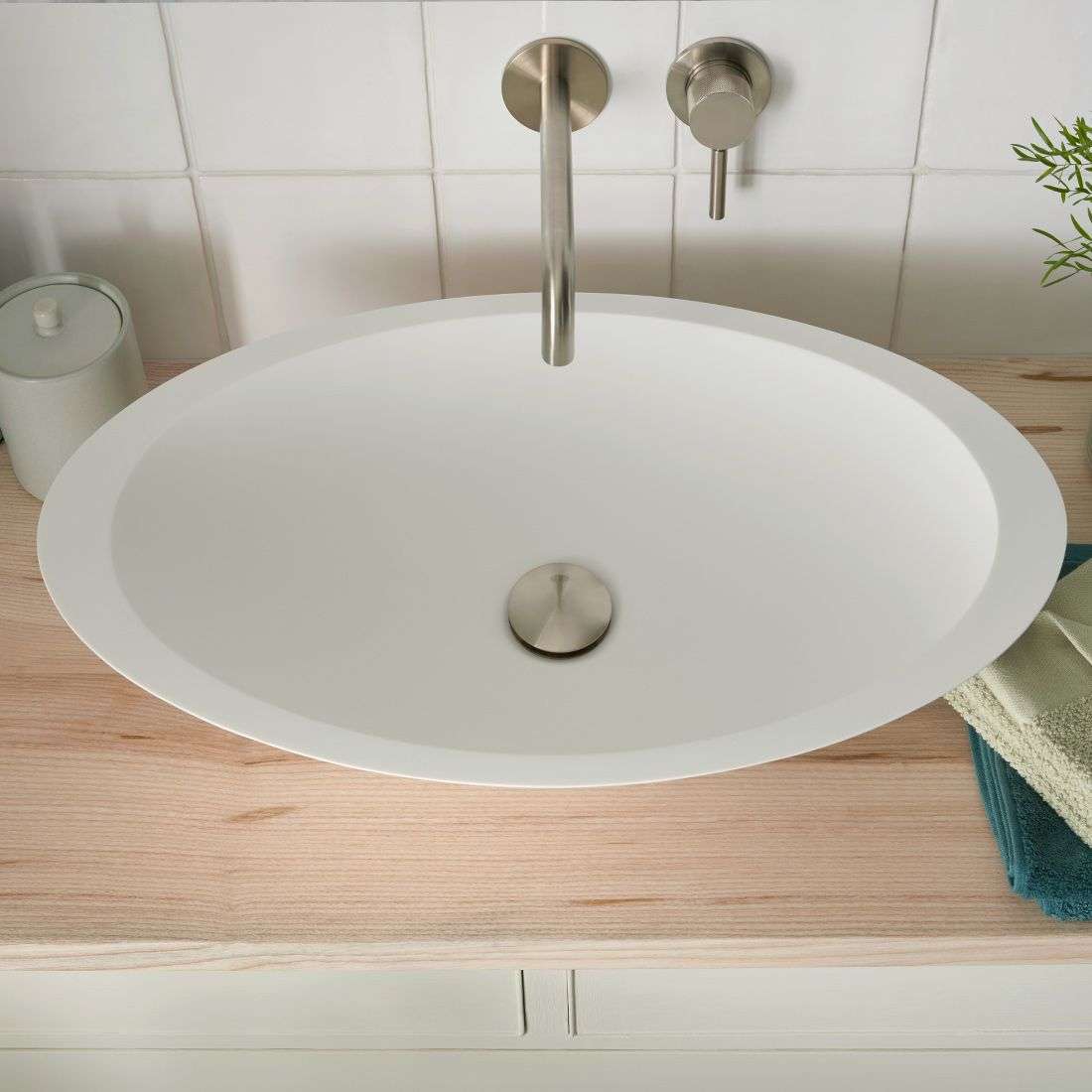 Vado Universal Basin Waste - Brushed Nickel - Image 2