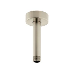 Vado Fixed Head Ceiling Mounting Arm 100mm (4'') Brushed Nickel