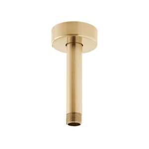 Vado Fixed Head Ceiling Mounting Arm 100mm (4'') Brushed Gold