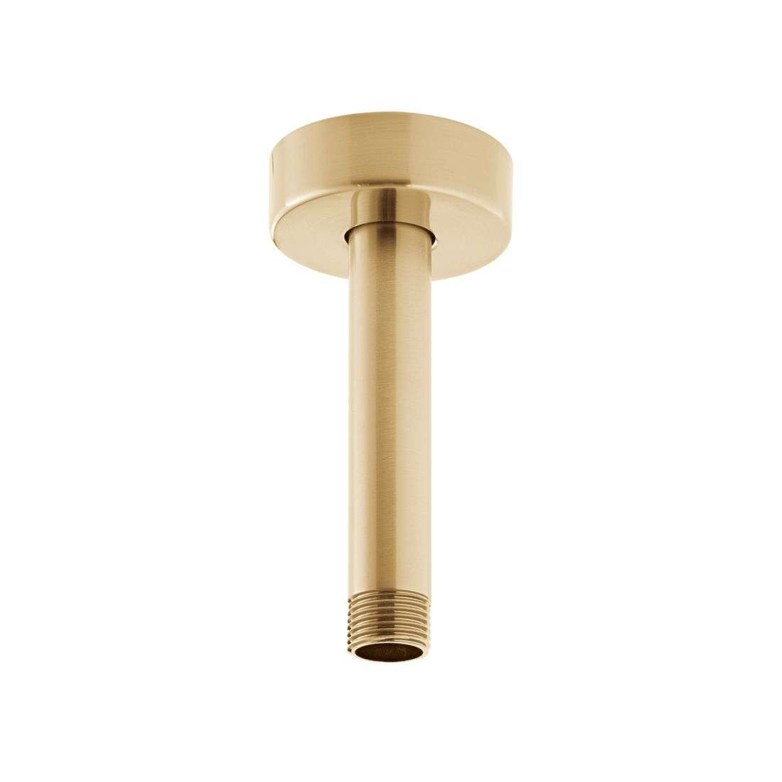 Vado Fixed Head Ceiling Mounting Arm 100mm (4'') Brushed Gold