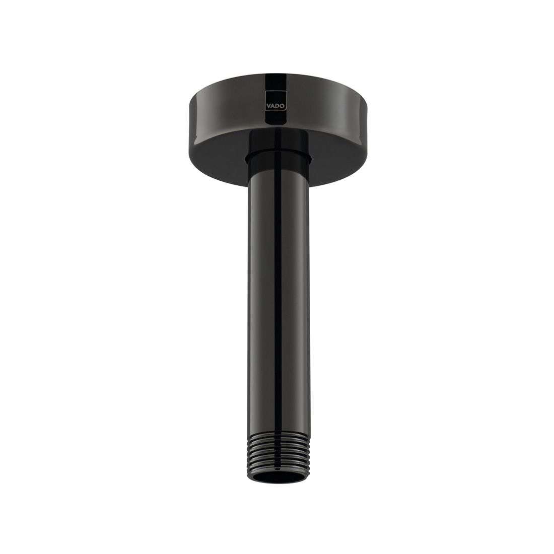 Vado Omika Noir Fixed Head Ceiling Mounting Arm 100mm (4'') Polished Black