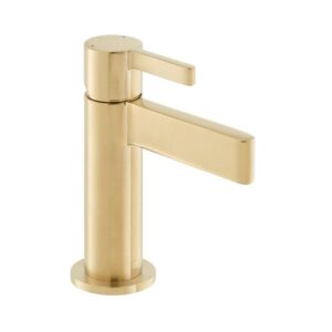 Vado Edit Mini Mono Basin Mixer - Brushed Gold