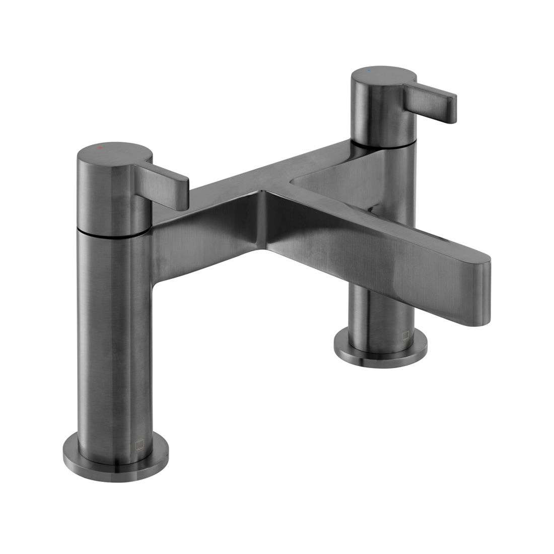 Vado Edit Deck Mounted Bath Filler - Brushed Black