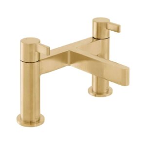 Vado Edit Deck Mounted Bath Filler - Brushed Gold
