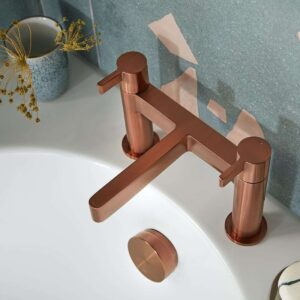 Vado Edit Deck Mounted Bath Filler - Brushed Bronze