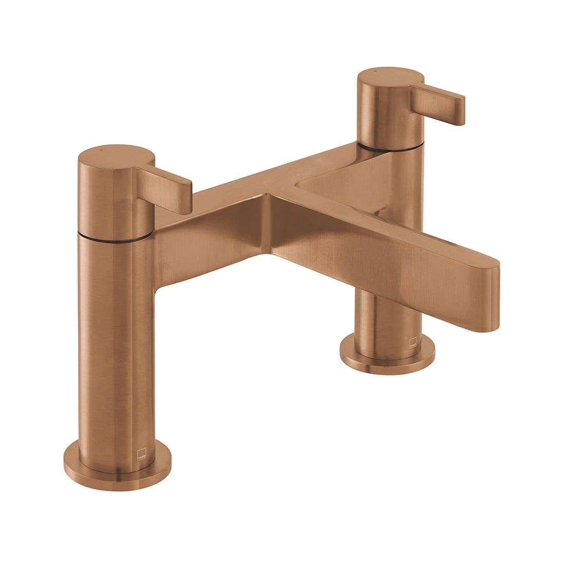 Vado Edit Deck Mounted Bath Filler - Brushed Bronze - Image 3