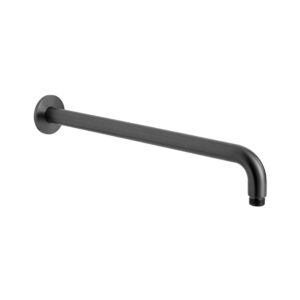Vado Easy Fit Round Shower Arm, Brushed Black