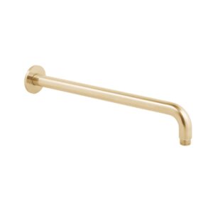 Vado Easy Fit Round Shower Arm, Brushed Gold