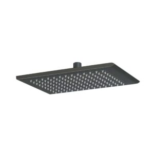 Vado Omika Noir Shower Head 200mm x 300mm, Polished Black
