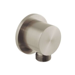 Vado Round Wall Outlet, Brushed Nickel