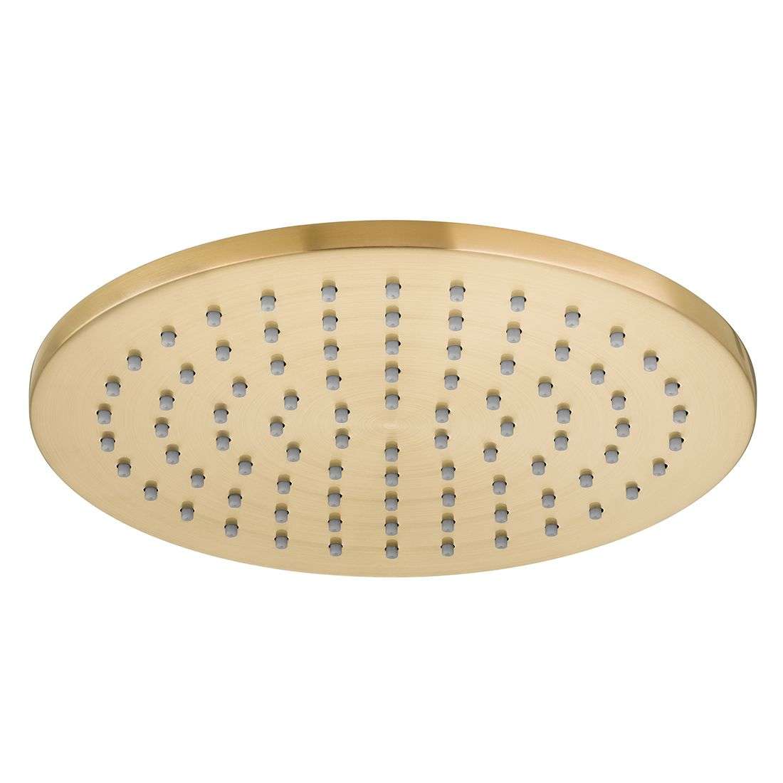 Vado Single Function Easy Clean Round Shower Head 200mm (8") Brushed Gold