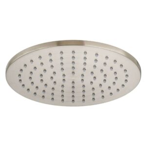 Vado Single Function Easy Clean Round Shower Head 200mm (8") Brushed Nickel