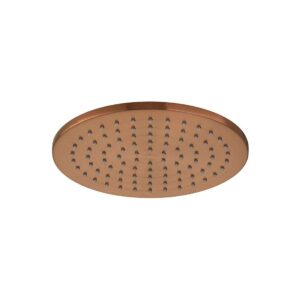Vado Single Function Easy Clean Round Shower Head 200mm (8") Brushed Bronze