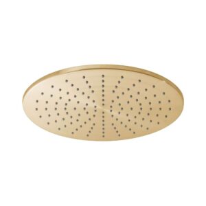 Vado Single Function Easy Clean Round Shower Head 300mm (12") Brushed Gold
