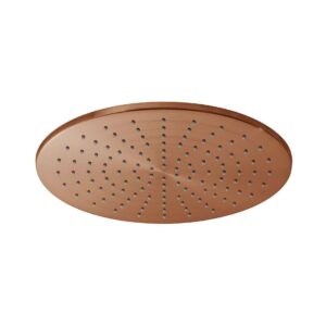 Vado Single Function Easy Clean Round Shower Head 300mm (12") Brushed Bronze