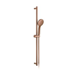 Vado Single Function Slide Rail Shower Kit with Atmsphere Single Function Air-Injection Handset, Brushed Bronze
