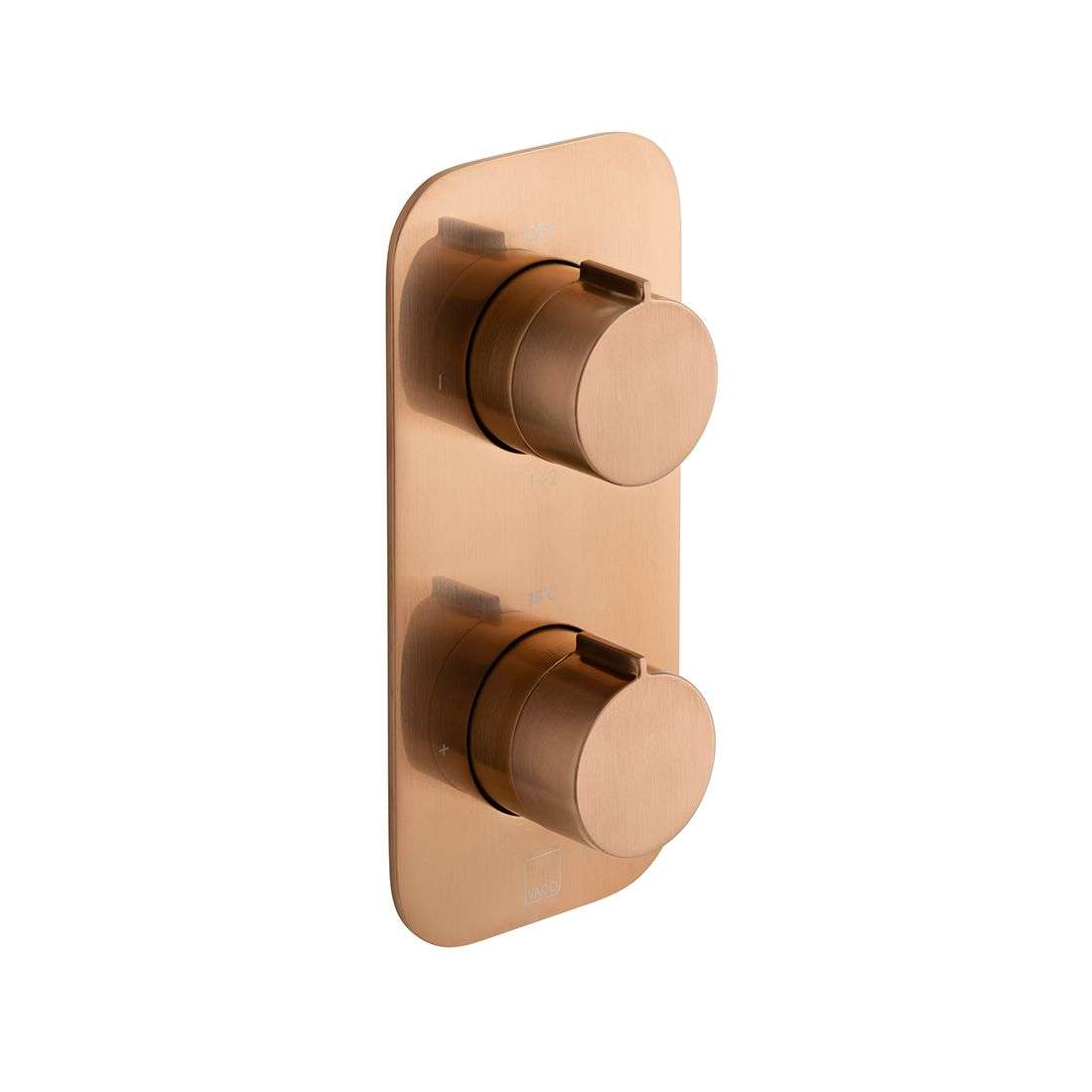 Vado Tablet Altitude Vertical Concealed 2 Outlet Thermostatic Valve, Brushed Bronze
