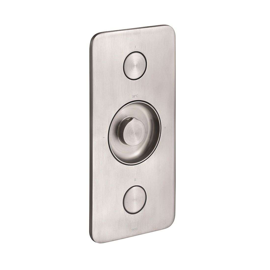 Vado Zone 2 Outlet Vertical Concealed Thermostatic Valve, Brushed Nickel