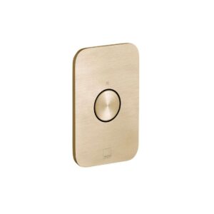 Vado Zone Vertical Concealed Stop Valve, Brushed Gold