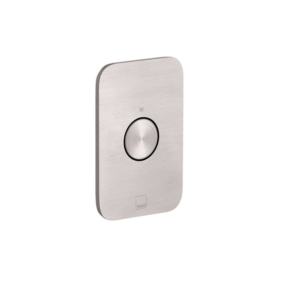 Vado Zone Vertical Concealed Stop Valve, Brushed Nickel