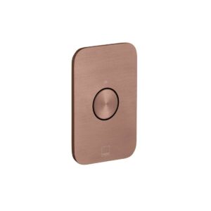 Vado Zone Vertical Concealed Stop Valve, Brushed Bronze