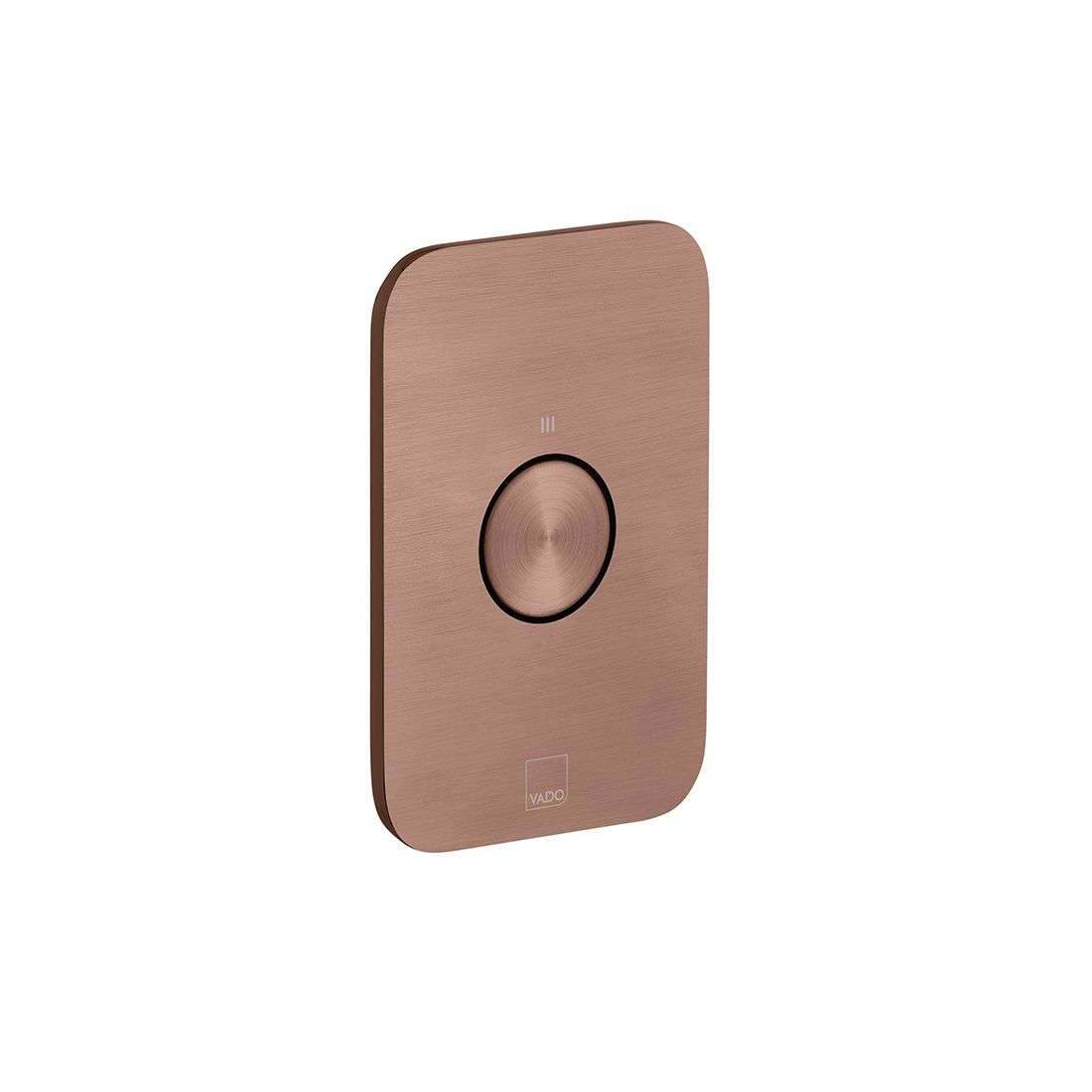 Vado Zone Vertical Concealed Stop Valve, Brushed Bronze